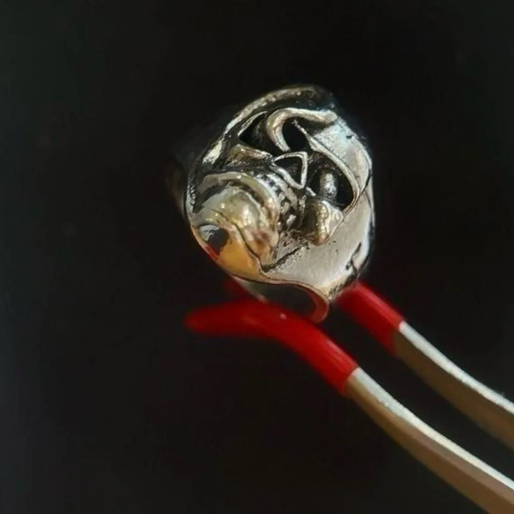 Snake‎ In The Eye Skull Ring
